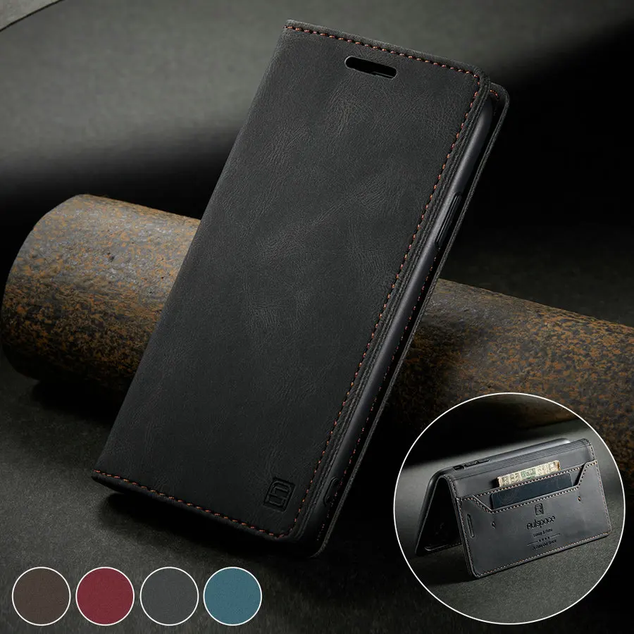 

2020 Factory original Case for iPhone 12 Credit Card RFID magnet book case soft leather case for iPhone 12 11 Pro XR XS Max 7 8, Brown, rose, blue, black