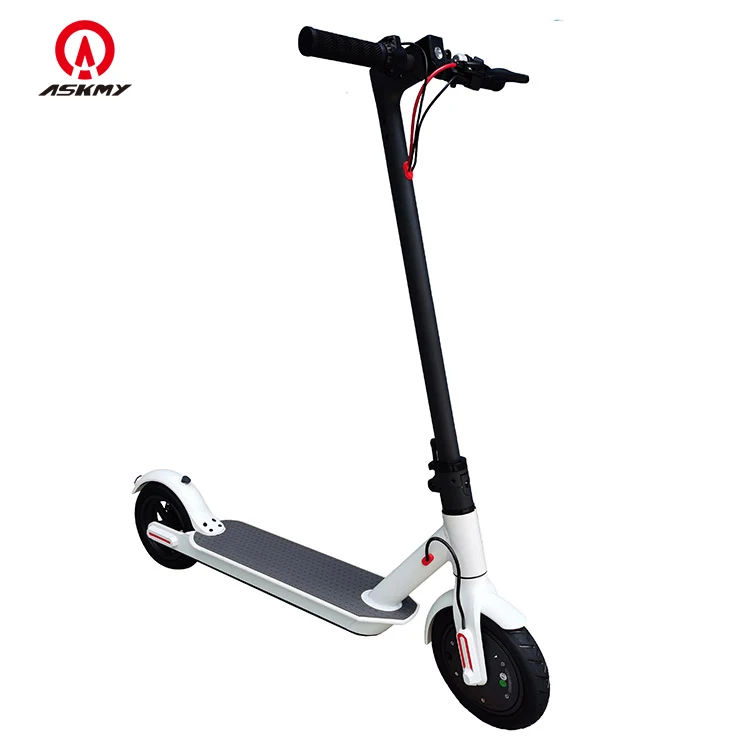 

ASKMY Europe Eco-Flying8.5inch Pneumatic Tire Scooter Powerful Dual 350W Motor Folding Electric Scooter