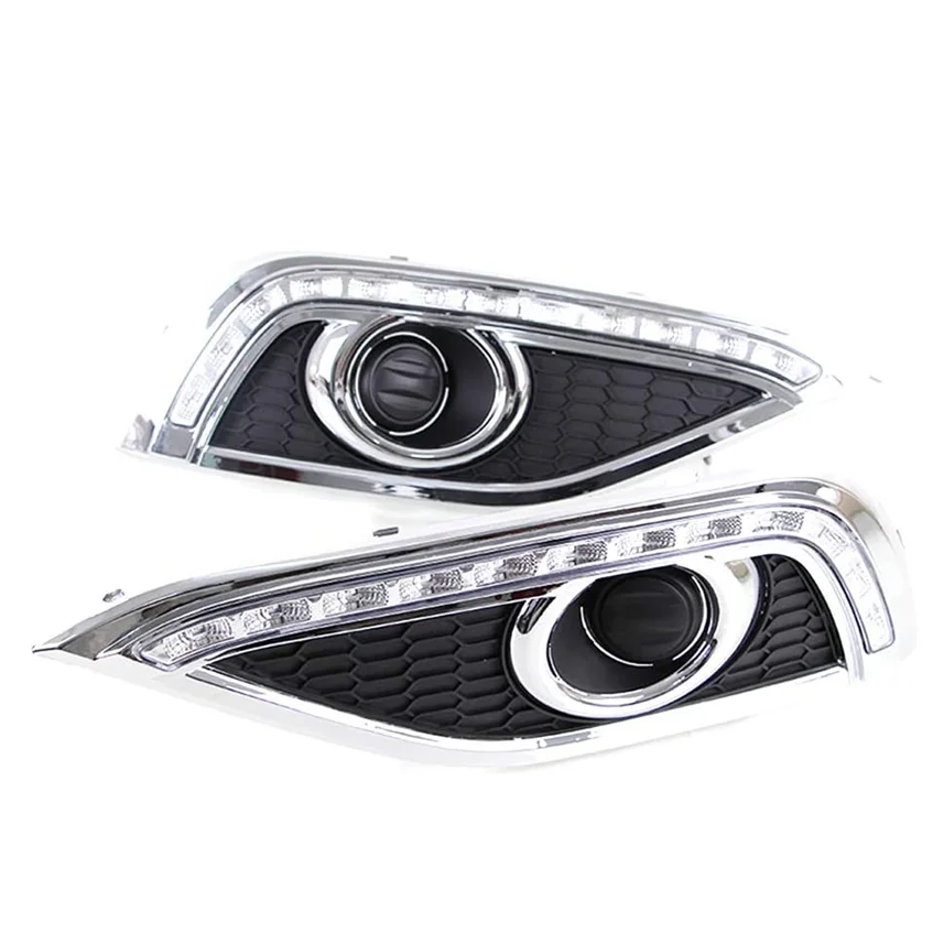 

LED High Brightness Daytime Running Light DRL fit for Honda CRV 2012 2013 Turn Signal Fog Lamp Modified Accessory 24 LED Beads