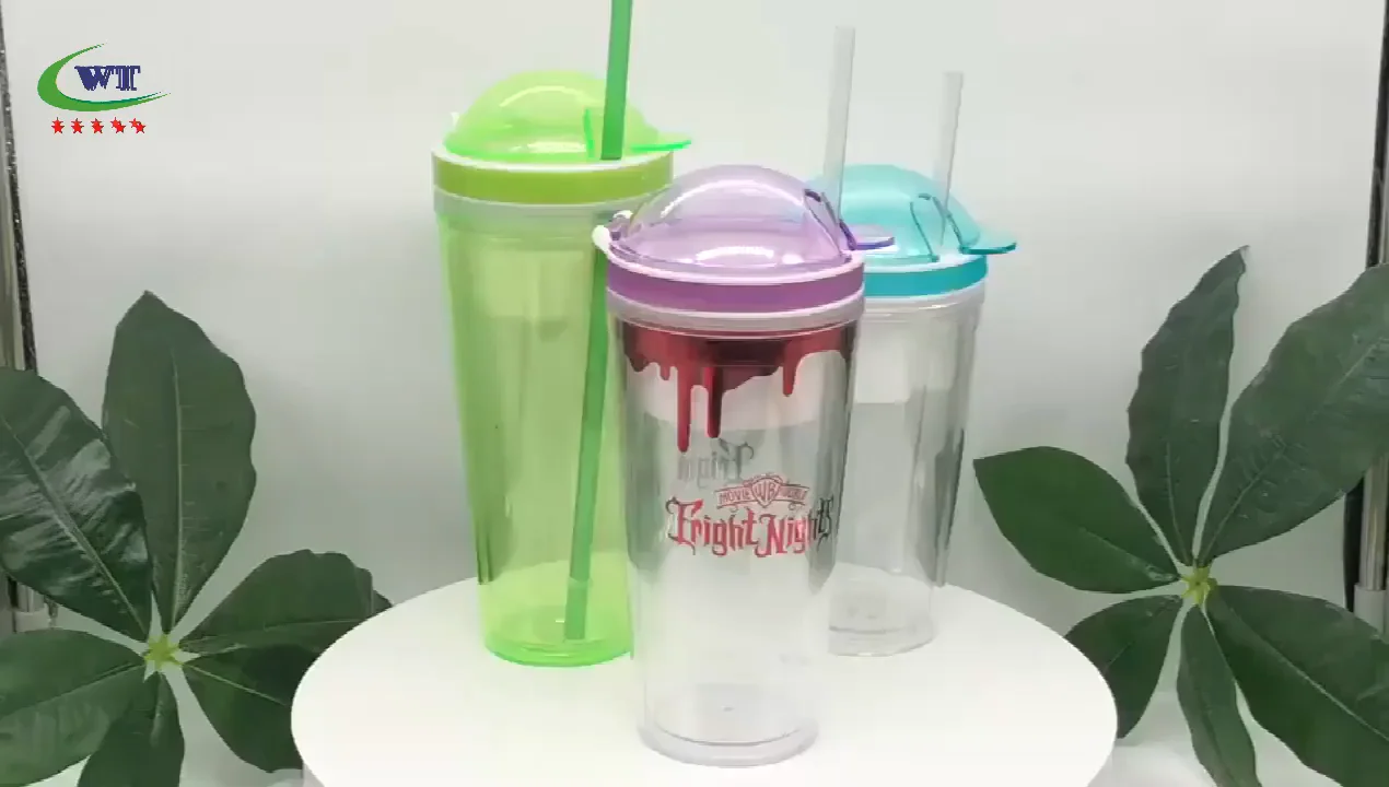 Bpa Free Promotional 16 Oz Yogurt Cup Double Wall Plastic Snack Cup