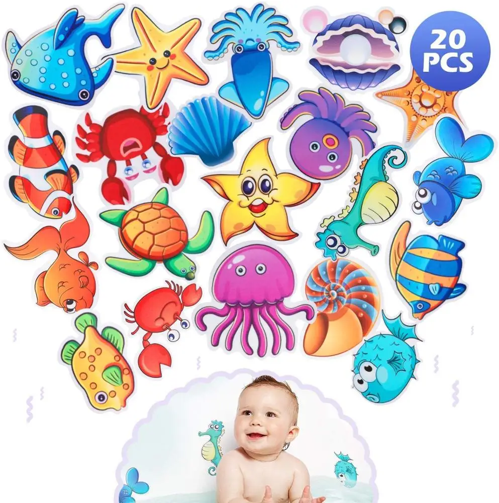 10 Adesivo Bambini Bagno con Doccia e Altre Superfici Scivolose Adesivi per Vasca Antiscivolo Grande Forma di Fiore per Sicurezza della Famiglia Misura per Vasca da Bagno Scale