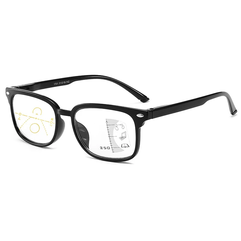 

Multifocal progressive Anti Blue Ray reading glasses UV Protect Presbyopic Eyeglasses Computer Eyewear, Mix color