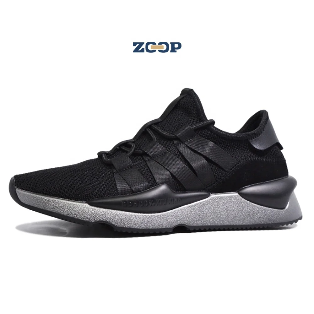 

Factory design rubber sole soft sport shoes men running, Red, white, black