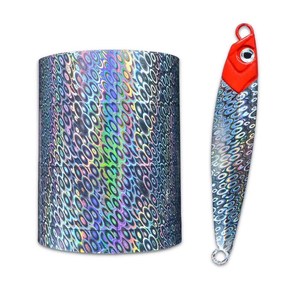 

Free shipping Colorful hot foil roll stamping machine for fishing lures Jigs Baits Spoon Paper, Sliver