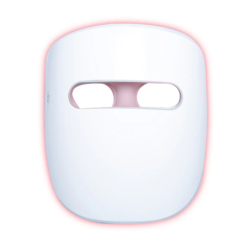 

Korea idea 3 colors skin care rejuventatiin anti-aging beauty equipment facial mask wireless PDT led light therapy face mask, White