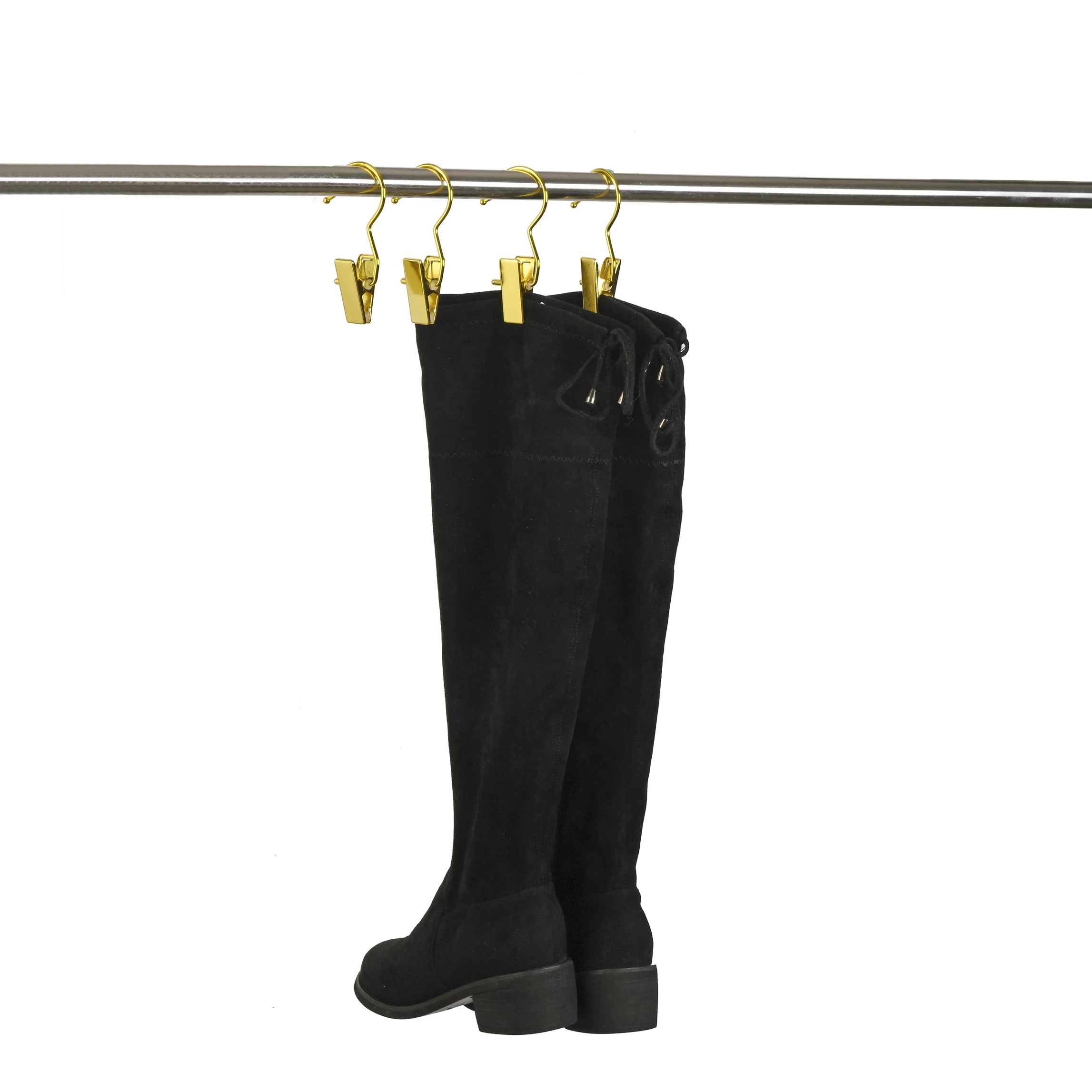 Portable Multifunction Small Bright Gold Color Single Clips Metal