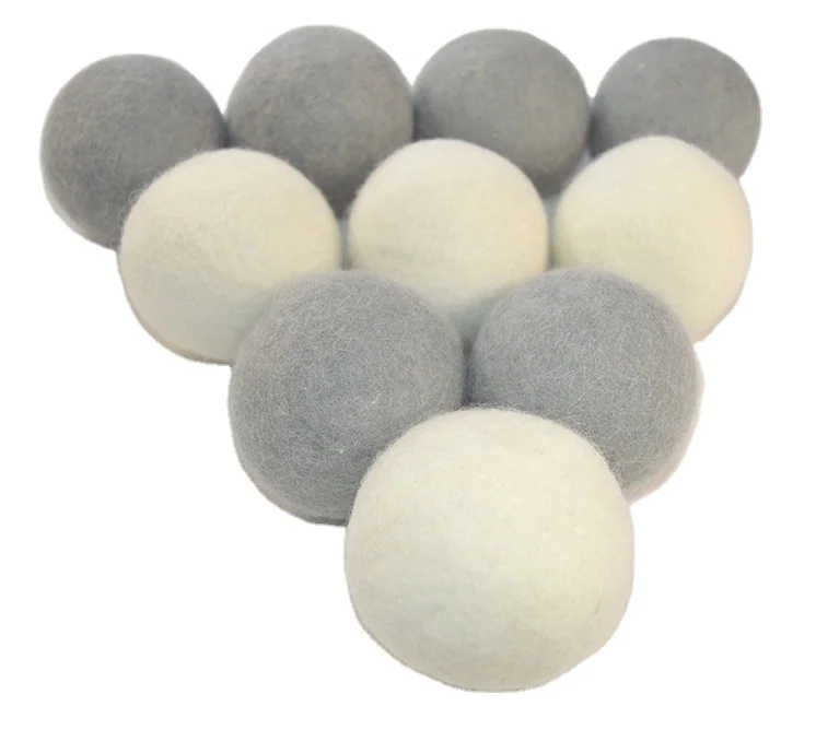 

Wool Dryer Balls Organic XL 6-Pack, 100% New Zealand Chemical Free Fabric Softener, Baby Safe & Hypoallergenic