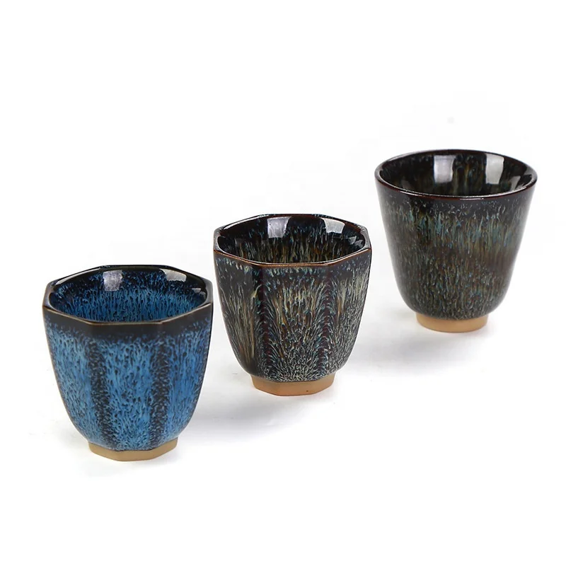 

Artistic kiln change tea cup tea bowl ceramic Kung Fu cups for tea set drinking, Many designs