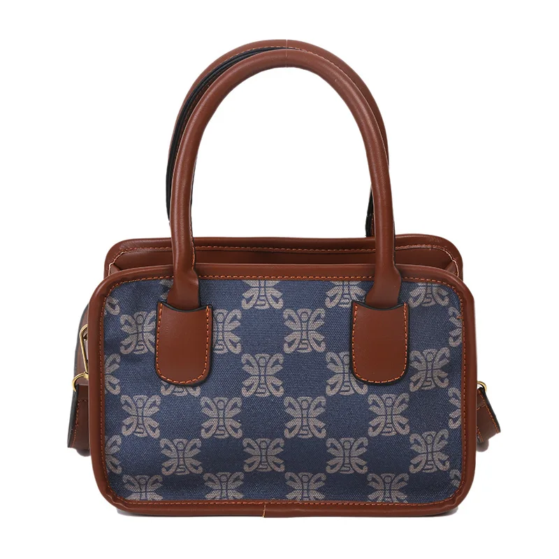 

2022 lovely rabbit retro simple hand carrying women's bag single shoulder bag can be fashionable armpit bag, As picture