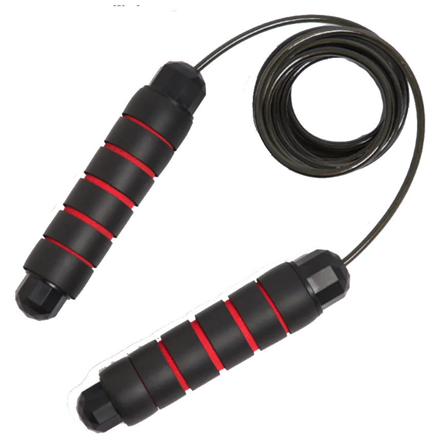 

Hot Sale Red&Black Fitness Skipping Jump Rope