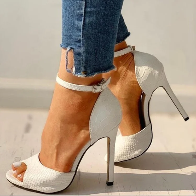 

Women Heels Shoes Summer Fashion Sexy Exquisite Open Toe Ladies Shoes 11CM Increased Stiletto Super High Heel Sandals