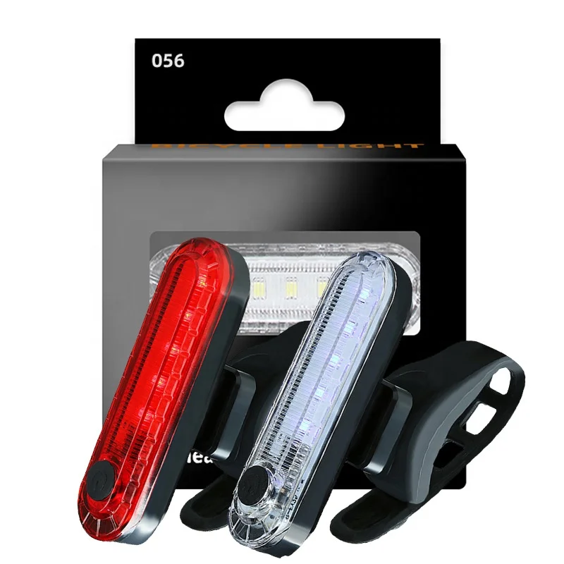 

JETSHARK Outdoor Cycling USB Charging Tail Lamp COB Highlight Safety Warning Lamp Cycling Bicycle Tail Lamp