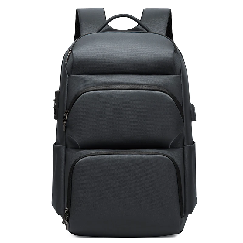 

2020 new multi-functional usb laptop backpack bags, Black/blue/gray