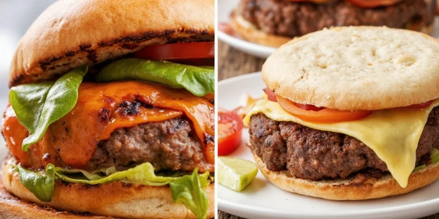Different cuts of ground turkey
