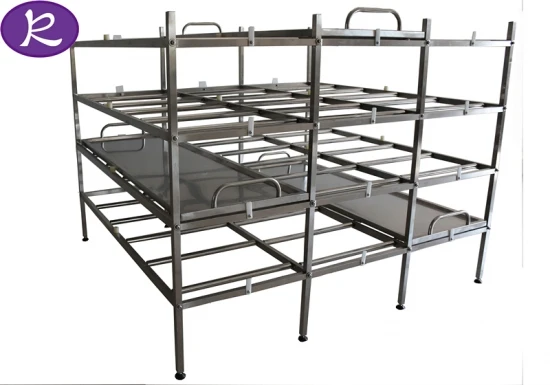 
304 Stainless Steel Hospital Mortuary Cadaver Storage Rack, View mortuary storage rack 
