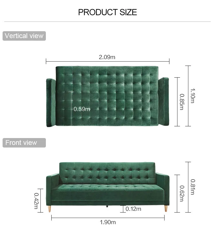 Cheap Mini Small Portable Lazy Foldable Folding Single Sofa bed