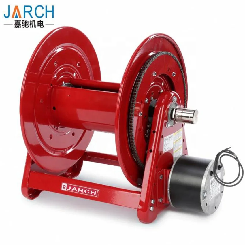 

5000PSI 100 ft. Heavy Duty 12 V DC Motor Driven Pressure Wash Hose Reel
