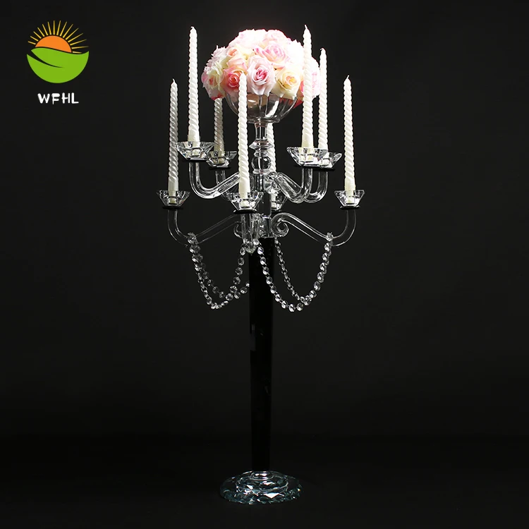 9 arms tall cheap  Crystal candelabra for Wedding Chandelier