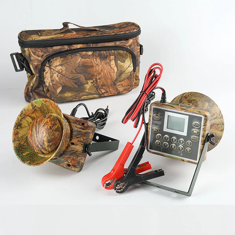 

With Timer Waterproof 50W Hunting Decoy Device MP3 Sound Bird Caller, Camouflage/green