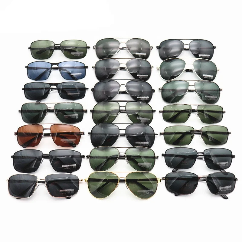 

assorted ready made mixed metal wholesale polarized driving stock sunglasses color uv400, Mixed colors
