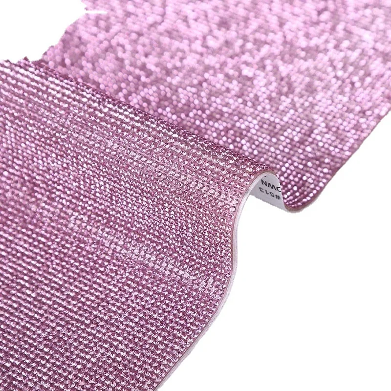 

Bling Lt.Rose SS6/SS8 Diamond Self Adhesive Rhinestone Sheets for bags, Various colors