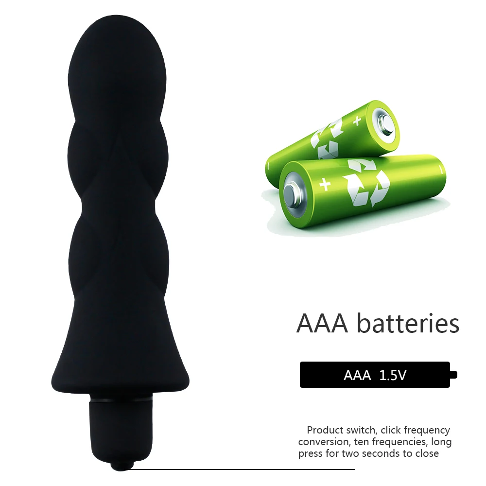 Plug battery anal vibrator 10 speed vibration bullet adult sex toy male and female sex