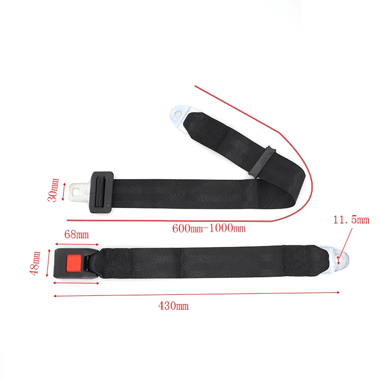 Hot and easy wholesale 2 point seat belt manufacturer