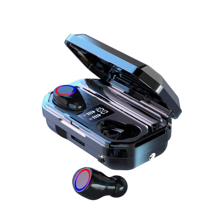 

9d 2000 Mah Tws Earphones Audifonos Wireless Earbuds M12 Lcd Display Tws Earbuds