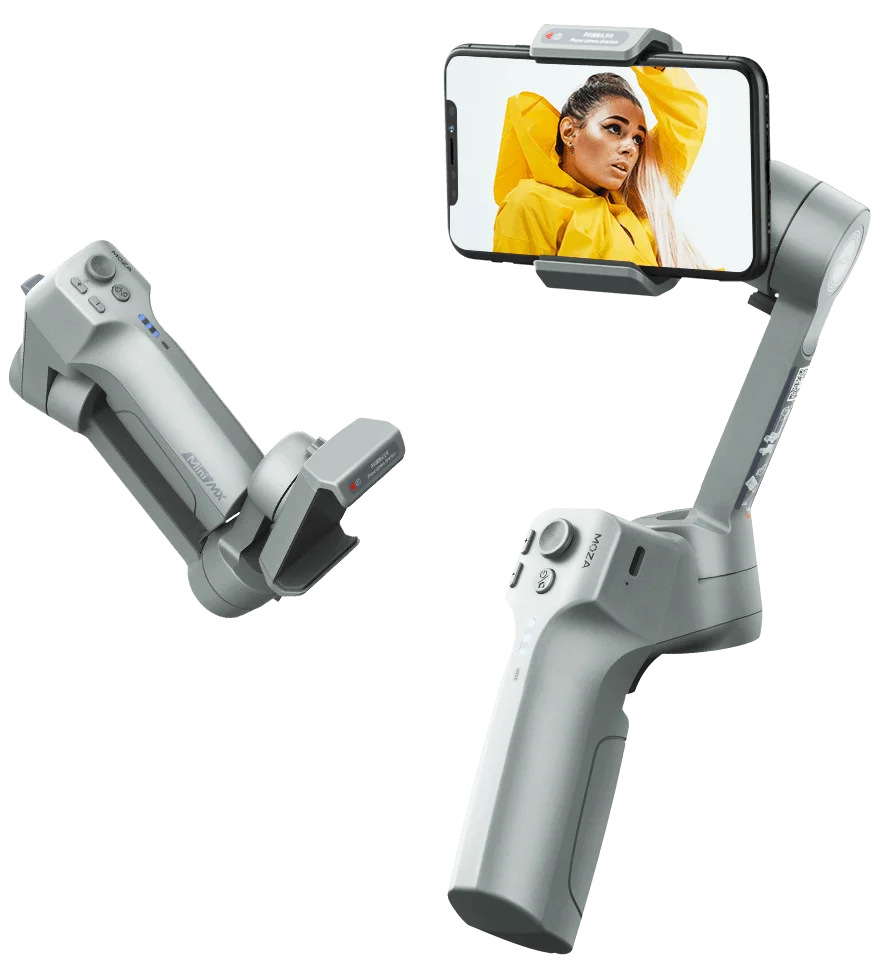 

Hot Sales Moza Professional Mini 3-Axis Handheld Aluminum Camera Phone Gimble Cellphone Gimbal Stabilizer