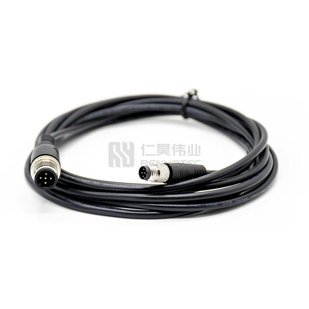 

Industrial Cable Assemblies - M12 X-Code & RJ45 overmolded cable