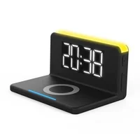 

amazon digital clock with wireless charging alarm clock usb charger wireless charger