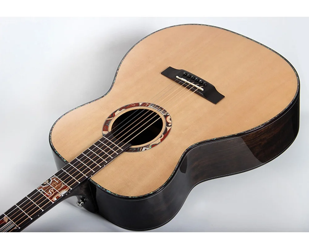 

GK19-41 Top One 40 Inch Chinese Wholesale Acoustic Guitar Good Price Solid Wood Guitar For Sale