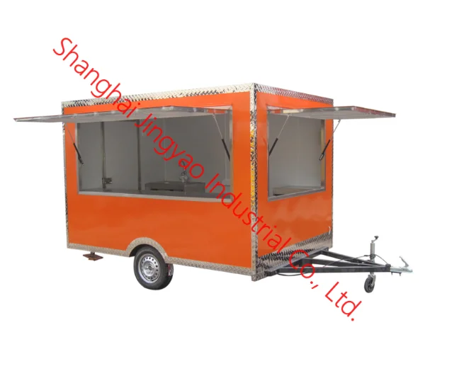 Concession Trailer Mobile Kitchen Hot Dog Cart/ Coffee Cart Fruit