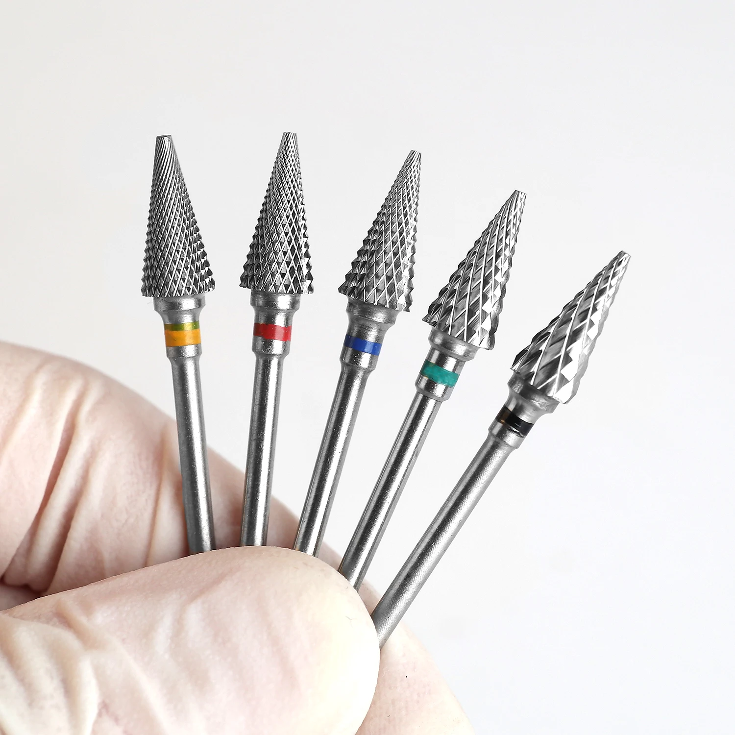 

Conical Cone Nail Bits Uncoated Professional High Quality Manicure Remove Acrylic Gel Tungsten Carbide Nail Drill Bit