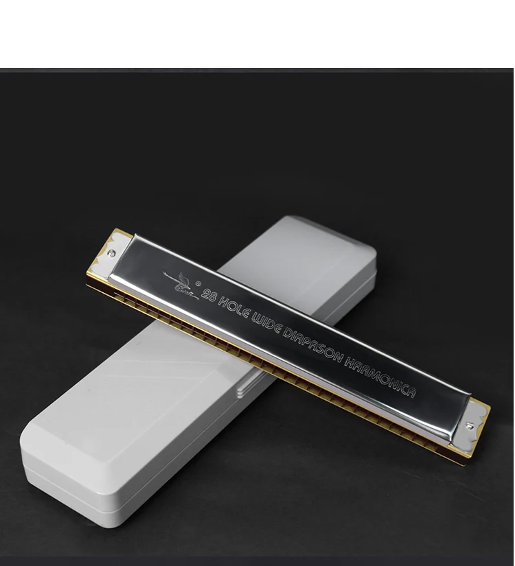 Swan SW28-2 28 Holes Harmonica With Case Ckey