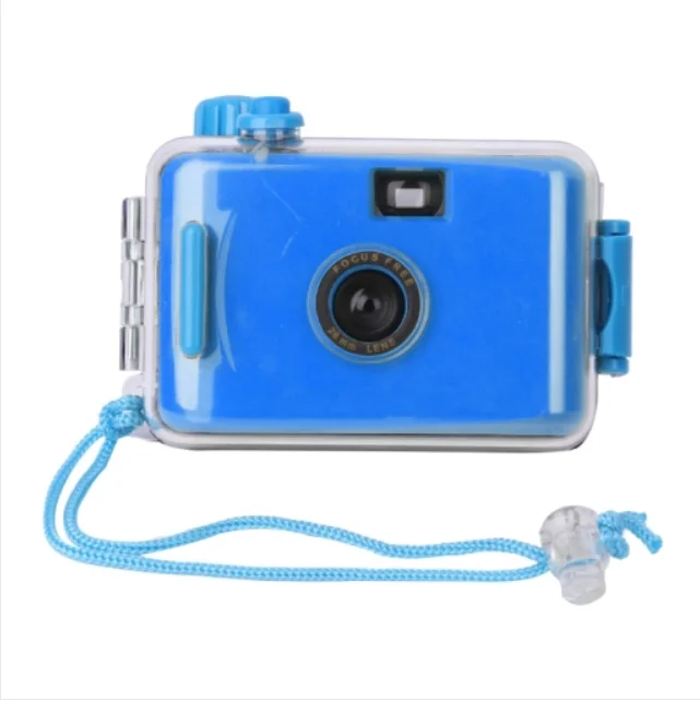 

Hot Selling Plastic Small Camera Toy SUC4 5m Waterproof Retro Film Camera Mini Point-and-shoot Camera for Children