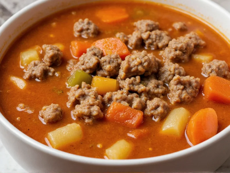Ground Beef Soup: Recipe, Tips & Variations