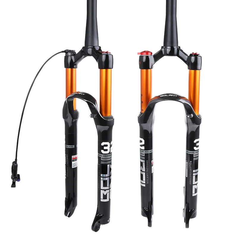 

Alloy Other Bicycle Parts Mountain Road Bike Shock Suspension Fork Wire Shoulder Control Bicycle MTB Fork, Black