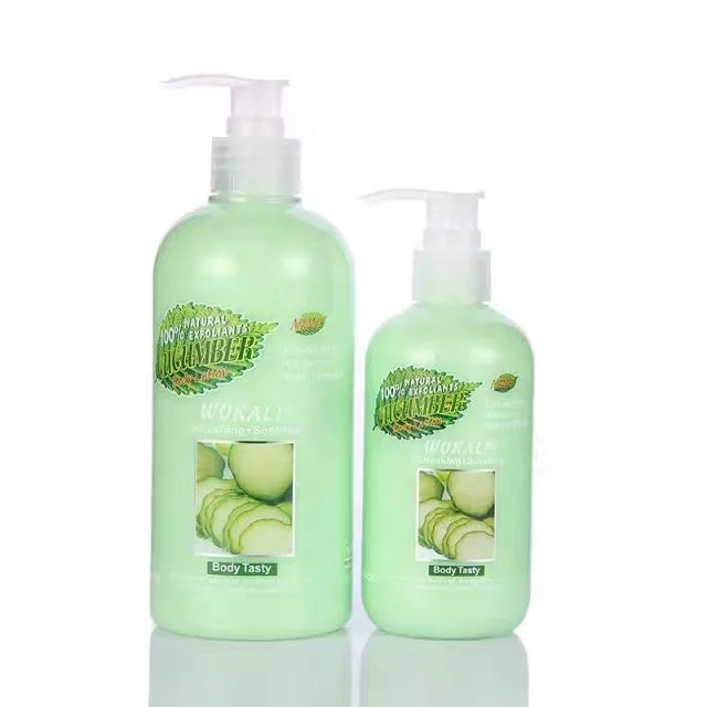 

BEST Body Lotion Wokali 100% Pure Natural Fruits Extract 260ML CUCUMBER Body Lotion of SMOOTHING & MOISTURIZING Function