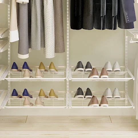 
Wardrobe Closet wire shoe rack for home organizer 
