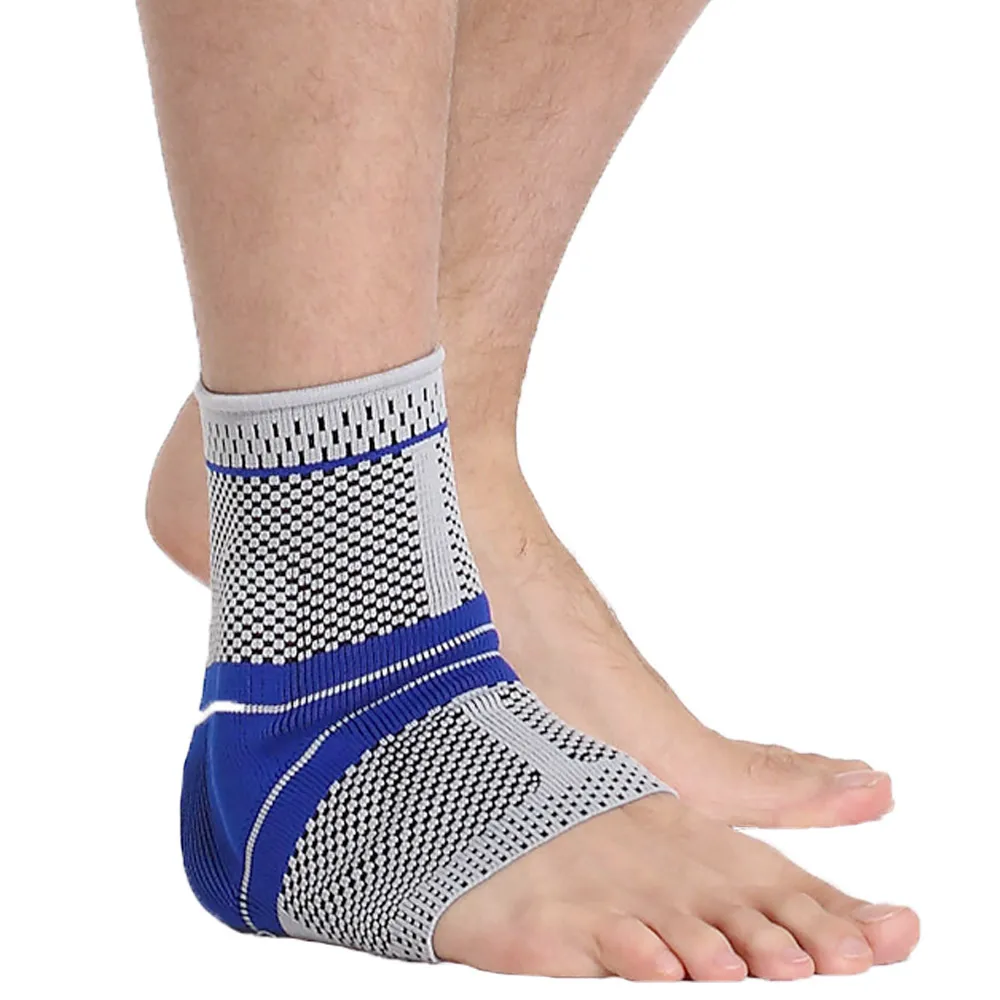 

Free sample Silicone Gel Insert Foot Sleeve Ankle Support Brace Walker, Gray