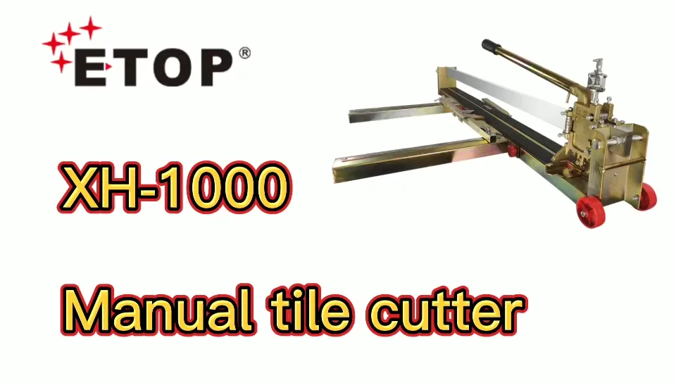 Etop Factory Price 800mm1200mm Professional Manual Laser Tile Cutter
