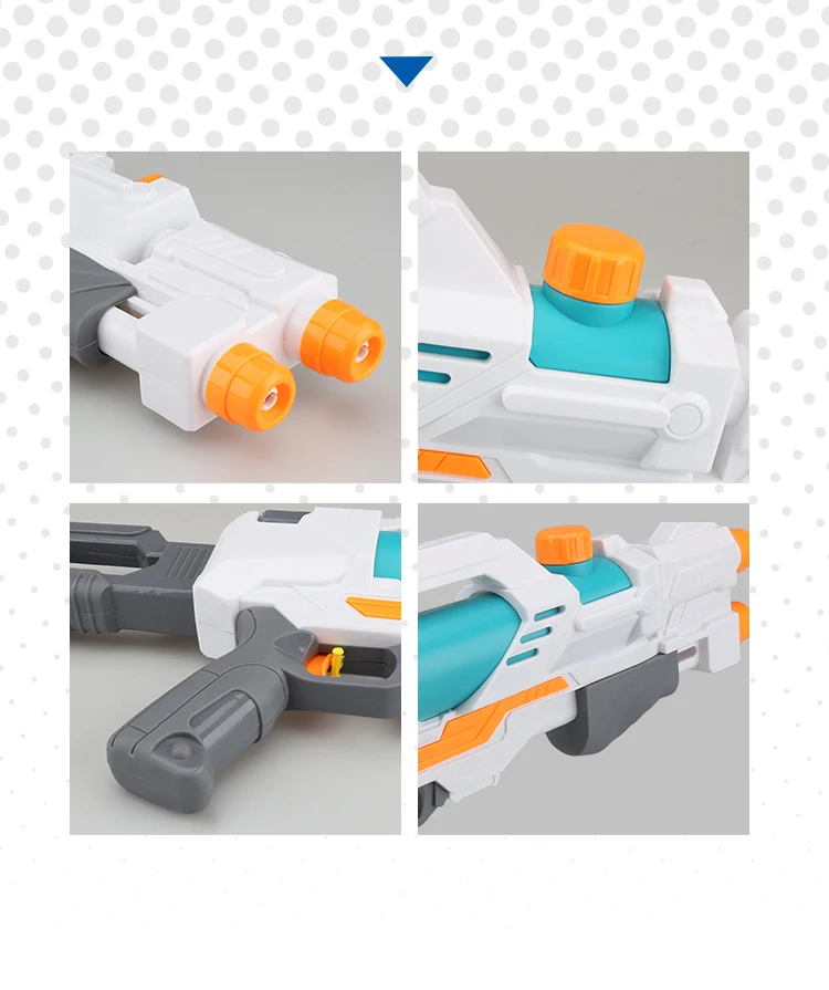 
Super Water Gun Large Capacity Squirt Gun ,Shoots Up to 30 FT Two Nozzle Water Gun Toy for Summer 