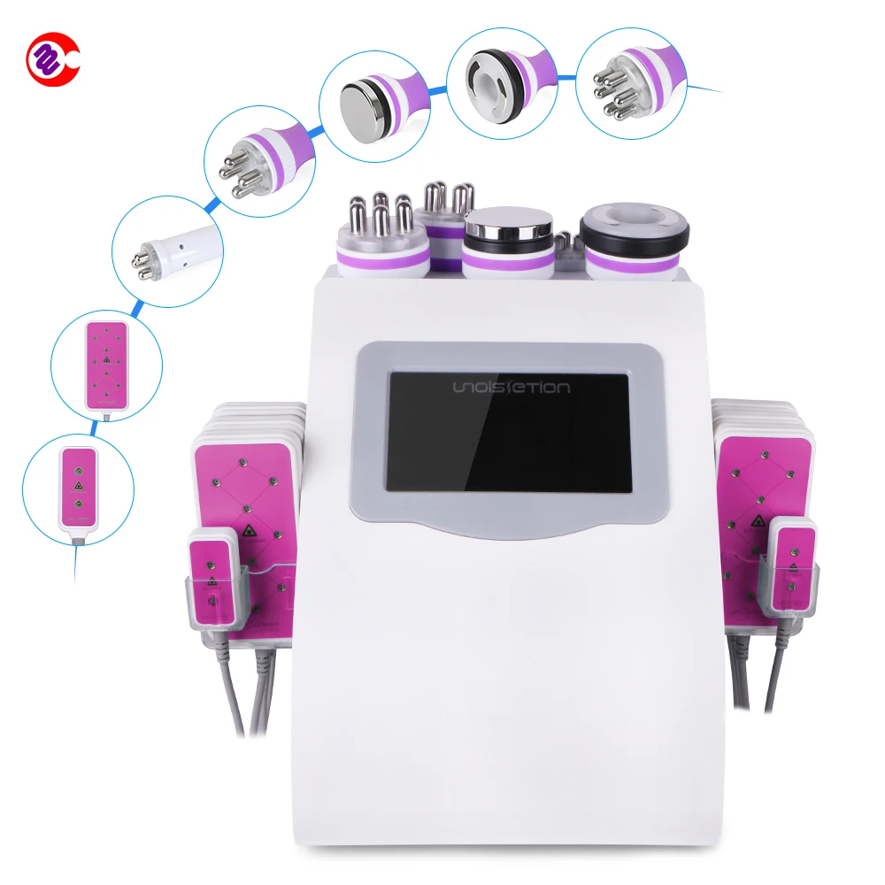

US Stock 6in1 Ultrasonic Cavitation RF Radio Frequency Vacuum Cellulite Removal 2 Days Shipment