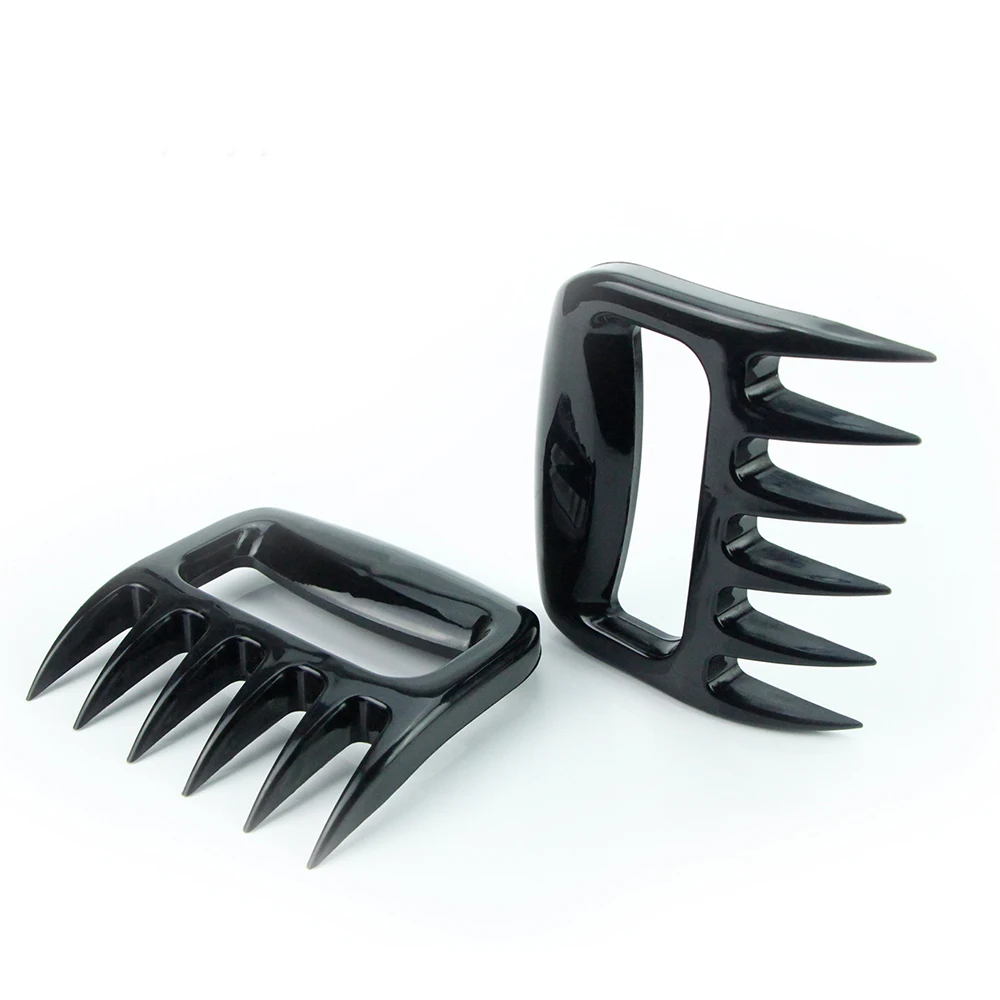 

Durable Bear Claw Paw Slicer Meat Shredder for Kitchen Pulling Pork Barbecue, Black