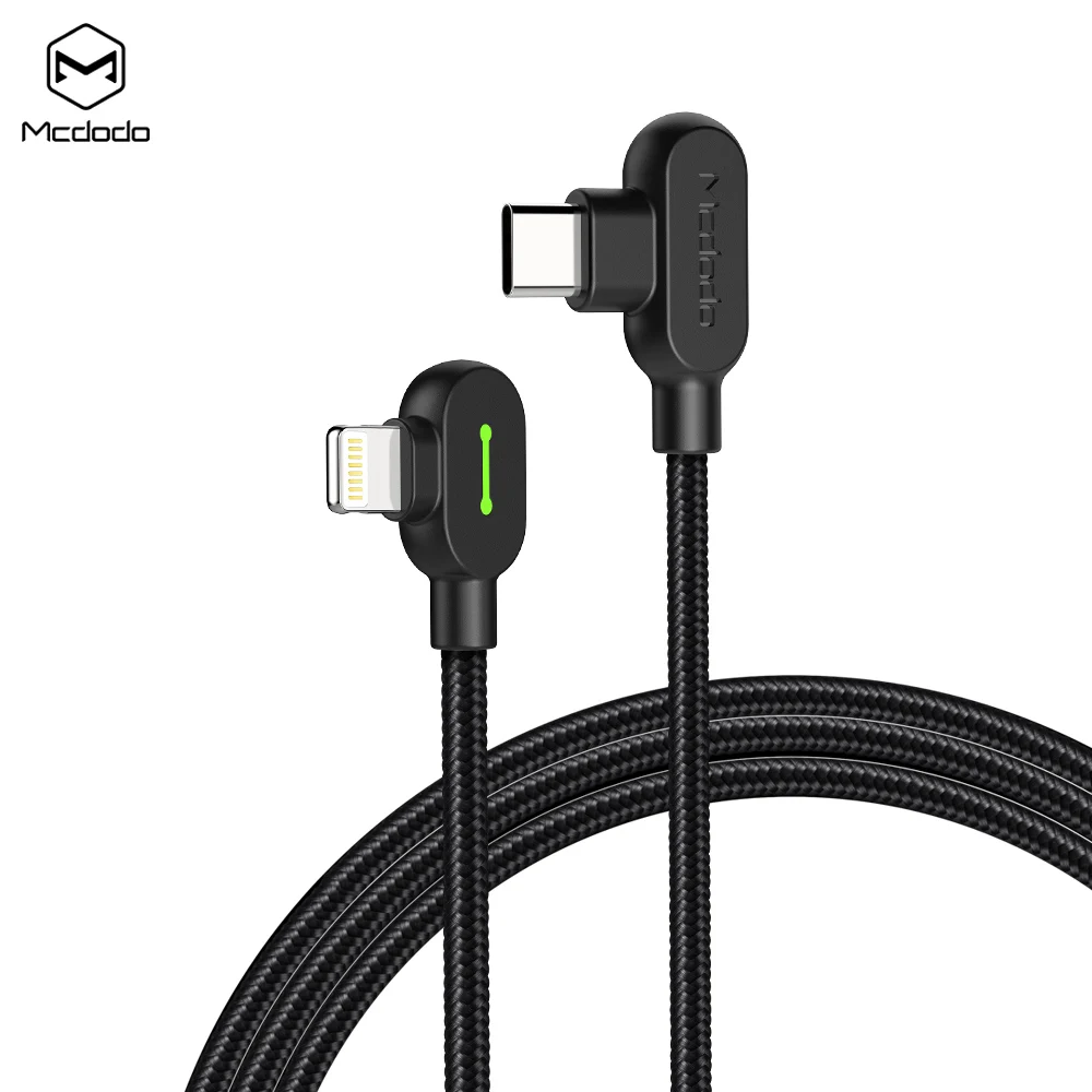 

Braided PD Fast Charging Type C to 8 pin Data USB Cable Charger Mobile Phone Extension Charging USB Cable for iphone 8 X XS XR