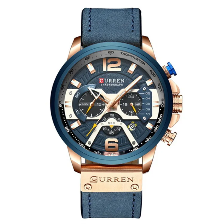 

2020 Hot sale men watch waterproof in wristwatches set cheap price bracelet curren 8329 men watch oem custom logo, Colors