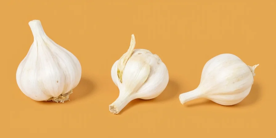 Side-by-side image: whole garlic bulb vs chopped garlic