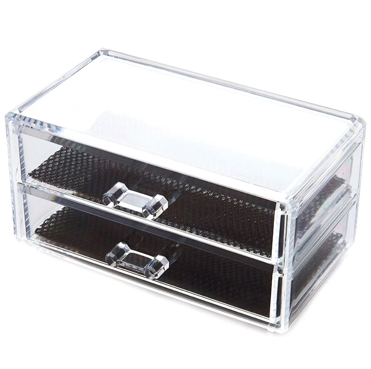 

High Quality Plastic Make Up Makeup Cosmetic Organizer Case, Clear or other colors