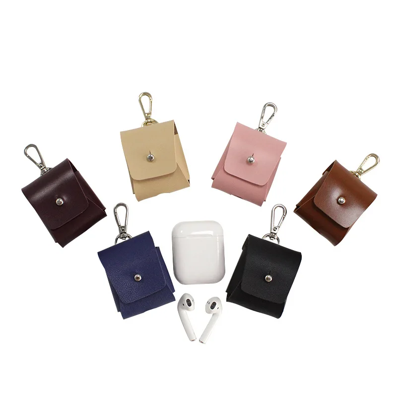 

Fashion Leather Earphone Cases Wireless Headphone Case Holder for AirPods Mini Handbag, Custom